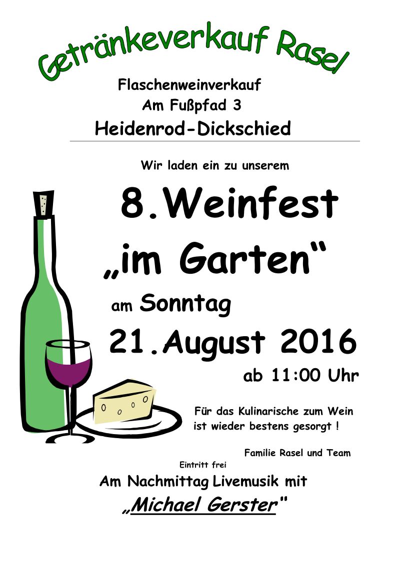 Plakat 8 Weinfest A4 2016